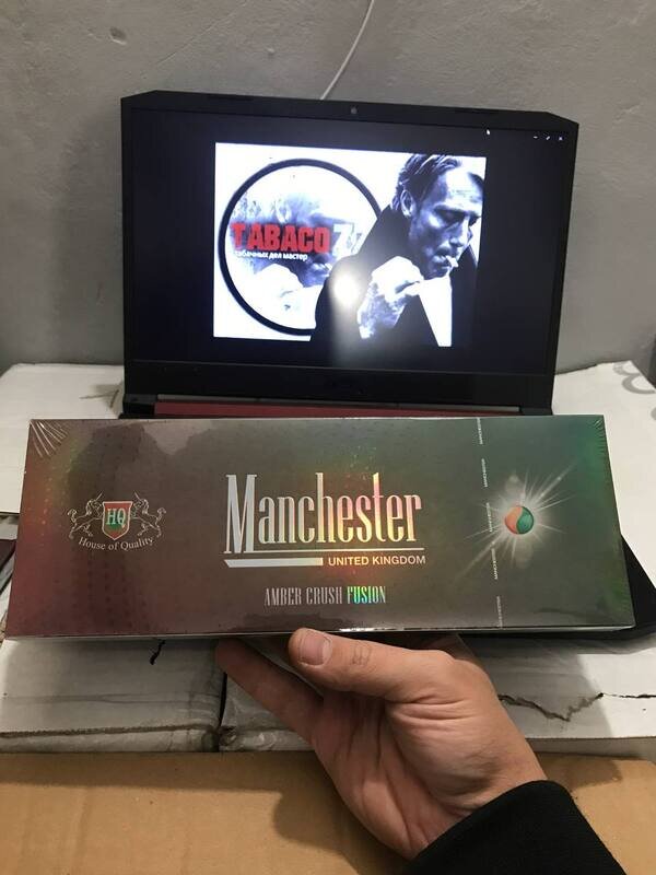 Manchester Amber Crush (дыня с ментолом) Superslims отзывы на сигареты