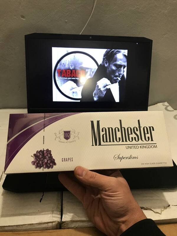 Manchester Grape (виноград) Superslims отзывы на сигареты