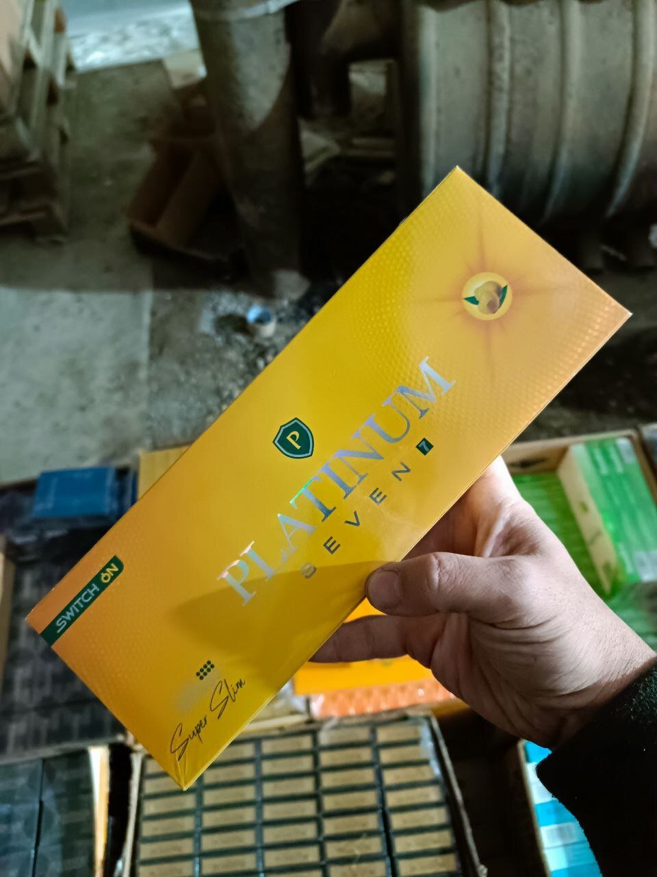 Platinum 7 Ice Mango (манго и ментол) Superslims (кнопка) отзывы на сигареты