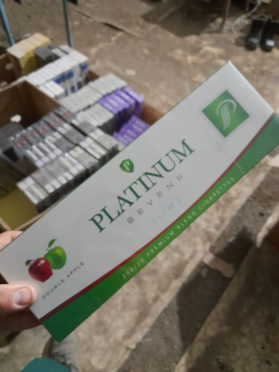 Platinum Double Apple (Двойное яблоко) Superslims отзывы на сигареты