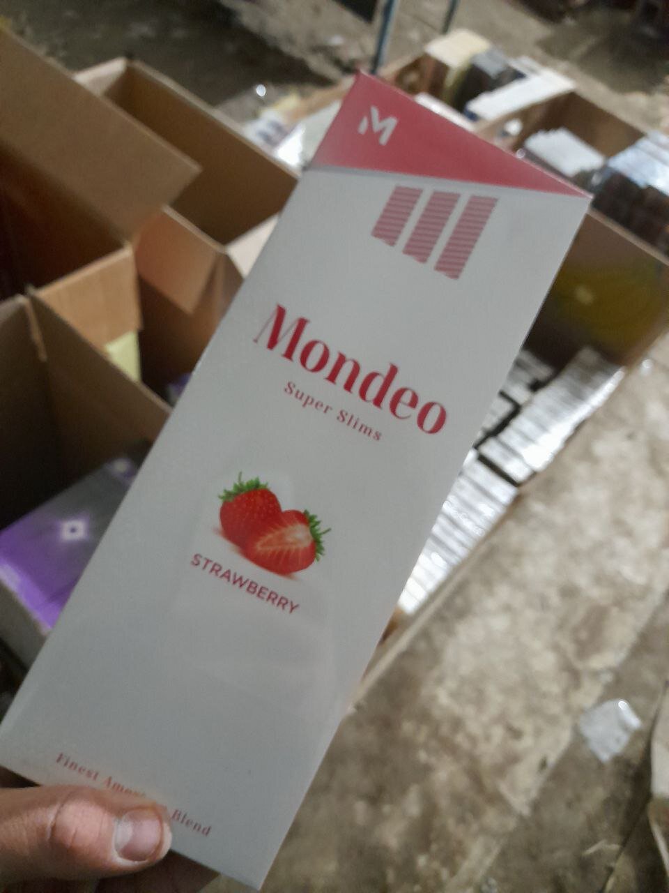 Mondeo Strawberry (клубника) Superslims отзывы на сигареты
