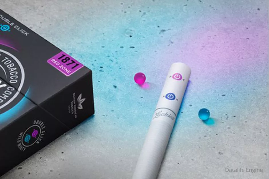 Какие сигареты первые появились с кнопкой в России?